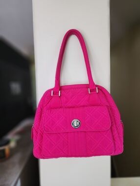 Vera Bradley Quilted Pink Tote Bag